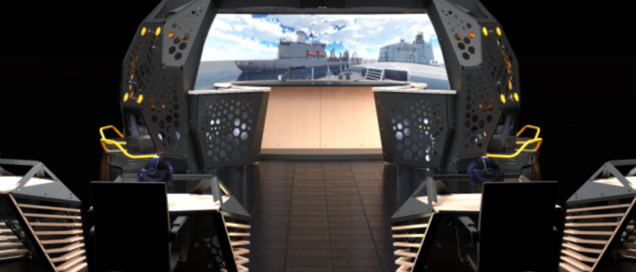Station IX training class with immersive visualization made with Imagine 4D's digital twin technology