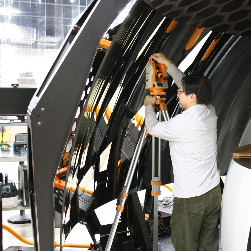 Engineer working on Imagine 4D's Station XI